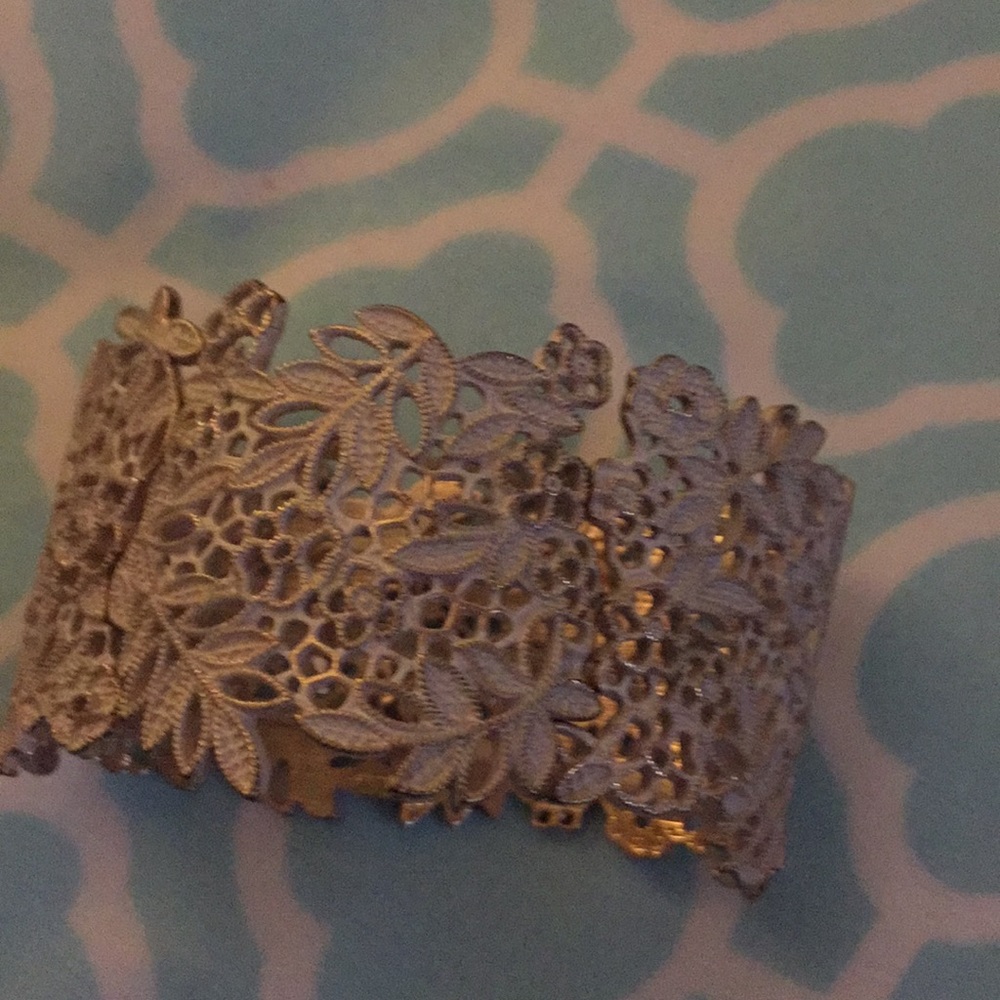 Beautiful Metal Lace design bracelet